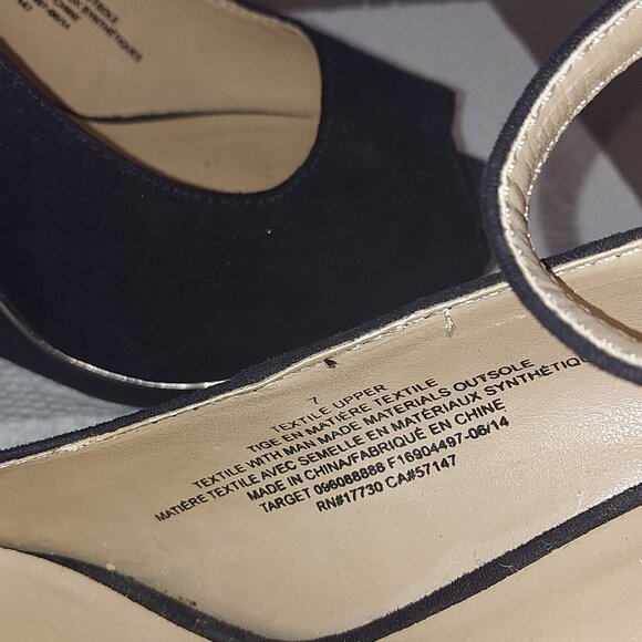 Massimo faux suede wedge heels - Picture 8 of 8